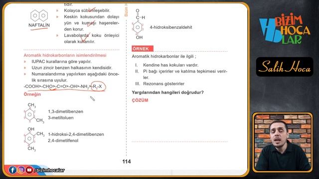HİDROKARBONLAR - AROMATİK HİDROKARBONLAR - 12. SINIF - AYT смотреть онлайн