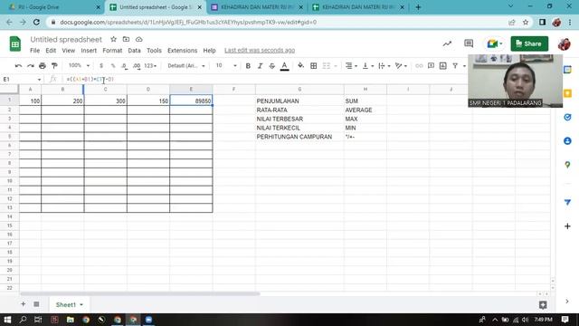 PJJ KE 2 INFORMATIKA APLIKASI PENGOLAH ANGKA смотреть онлайн