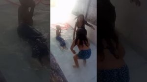Banho de piscina