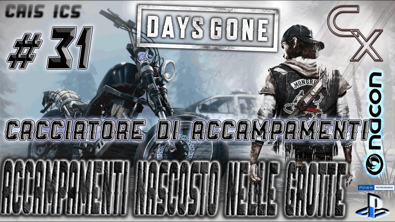 DAYS GONE ACCAMPAMENTO NASCOSTO NELLE GROTTE 31 BUNKER Gameplay PS4 Pro смотреть онлайн