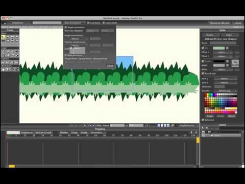 How to create a parallax scrolling background in Anime Studio Pro - MOHO Pro смотреть онлайн