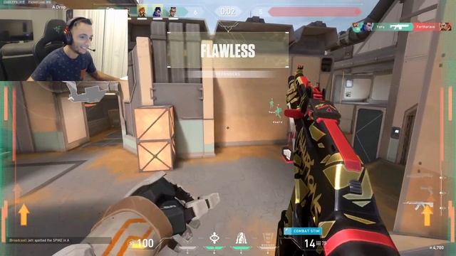 NRG FNS BREACH VALORANT RANKED GAMEPLAY [Full Match VOD] смотреть онлайн