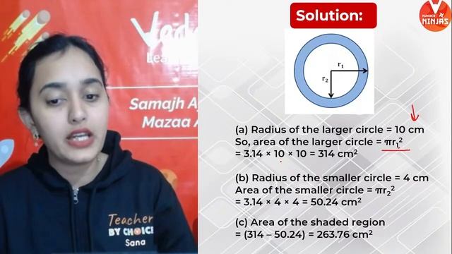 Perimeter and Area - 5 | Circles: Area of Circle + Menti Quiz | Sana Khan | Vedantu Number Ninjas. смотреть онлайн