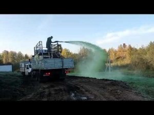 Гидропосев: способ быстрого озеленения сложных участков