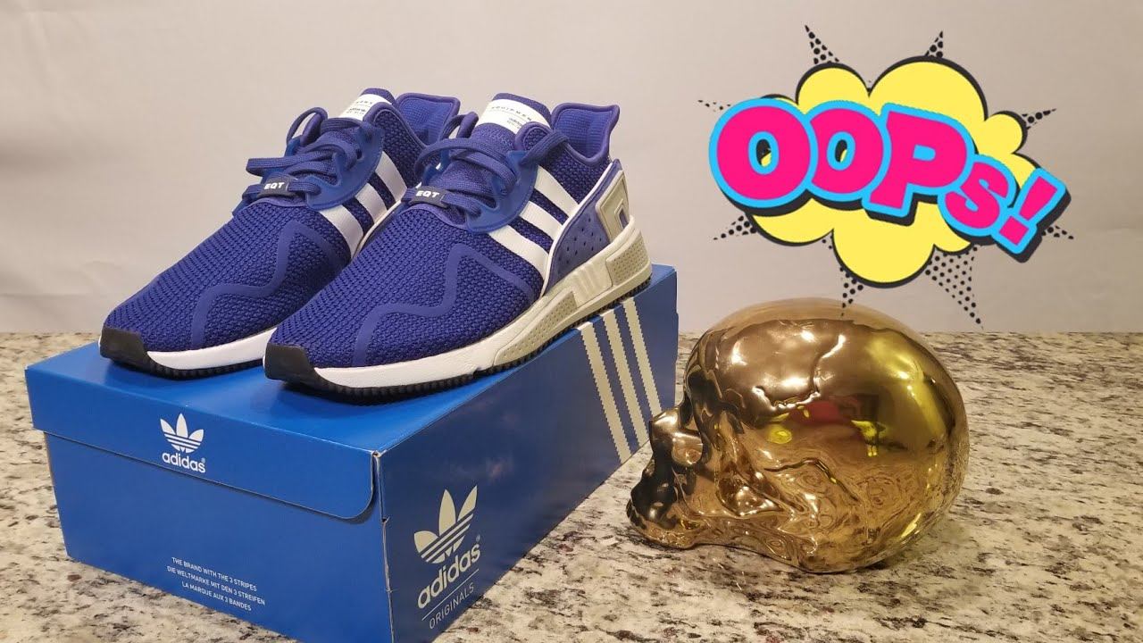 Unboxing: Adidas EQT Cushion ADV (Blue) смотреть онлайн