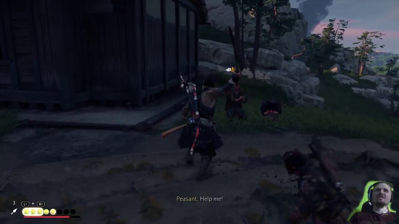GHOST OF TSUSHIMA! PLAYSTATION5! QN90A 75! смотреть онлайн