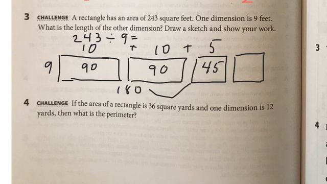 Area and and perimeter challenges - Bridges Math смотреть онлайн