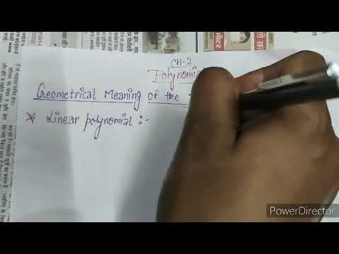 Ch-2 Polynomial (Ncert) смотреть онлайн