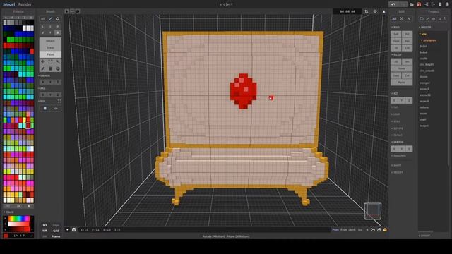 【MagicaVoxel】Rose Jewel Box [Speed art/Time laspe][Voxelart] смотреть онлайн