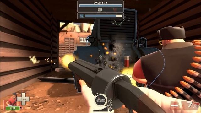 Team fortress 2 - Mann vs Machine (MvM) - Scout gameplay смотреть онлайн