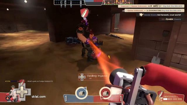 Team Fortress 2 (vaccinator medic dominating 2) смотреть онлайн