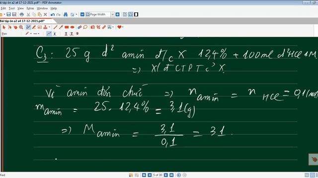 Bài học Ôn tự luận hóa 12 học kì I 18/12/2021 смотреть онлайн