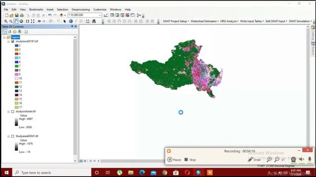 (English) UTM projection of DEM, Land use and Soil maps for SWAT model смотреть онлайн