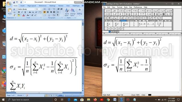 How To Use MathType - Best Method of Using MathType | 2020 | tutorioal Hindi-Urdu смотреть онлайн