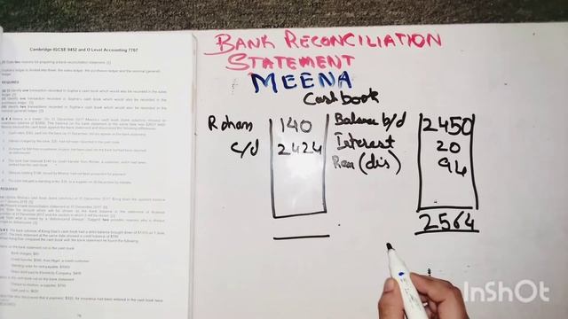 Bank reconciliation statement Part (4) IGSCE O LEVELS CAMBRIDGE смотреть онлайн