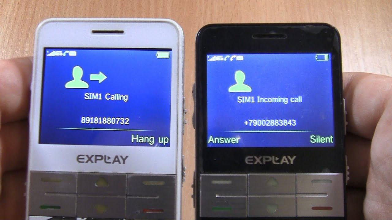 Incoming call & Outgoing call at the Same Time 2 Explay BM55 смотреть онлайн