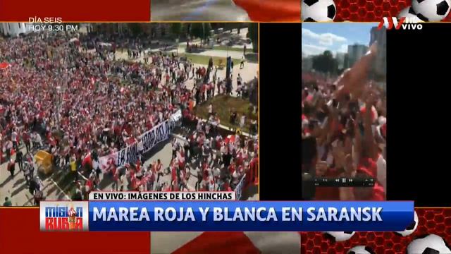 ¡Impresionantes imágenes de la ''marea blanquirroja'' en Saransk! смотреть онлайн
