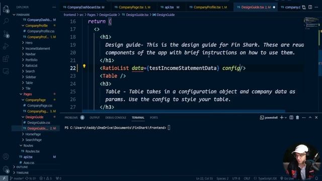 React TypeScript 2023 - 21. Company Profile TTM смотреть онлайн