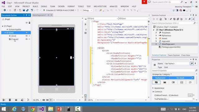Windows Phone 8.1 Basic Style #1 - Interface and controls introduction смотреть онлайн