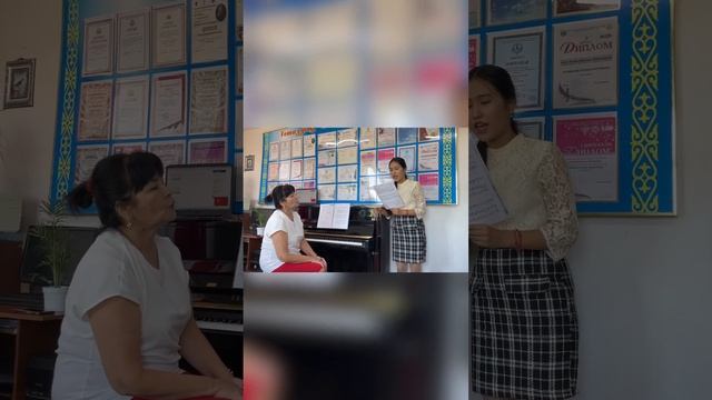 Аргинбаева Перуза Амангельдиевна.Ашық сабақ- “Ән салудағы дикциямен жұмыс”. смотреть онлайн