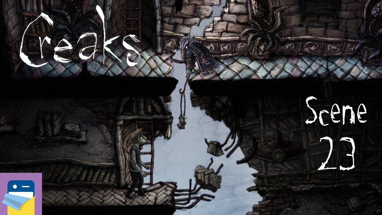 Creaks: Scene 23 Walkthrough & IOS Apple Arcade Gameplay (by Amanita Design)
