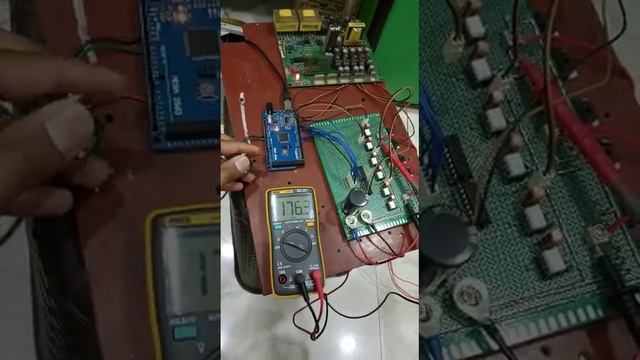 3 Phase Motor Speed Control using Arduino with all basic Protections Voltage Measurement DC Supply смотреть онлайн