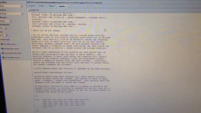 EAS #137 - Extension Of EAS #134 Areal Flood Warning (Live Stream) 12-21-2013