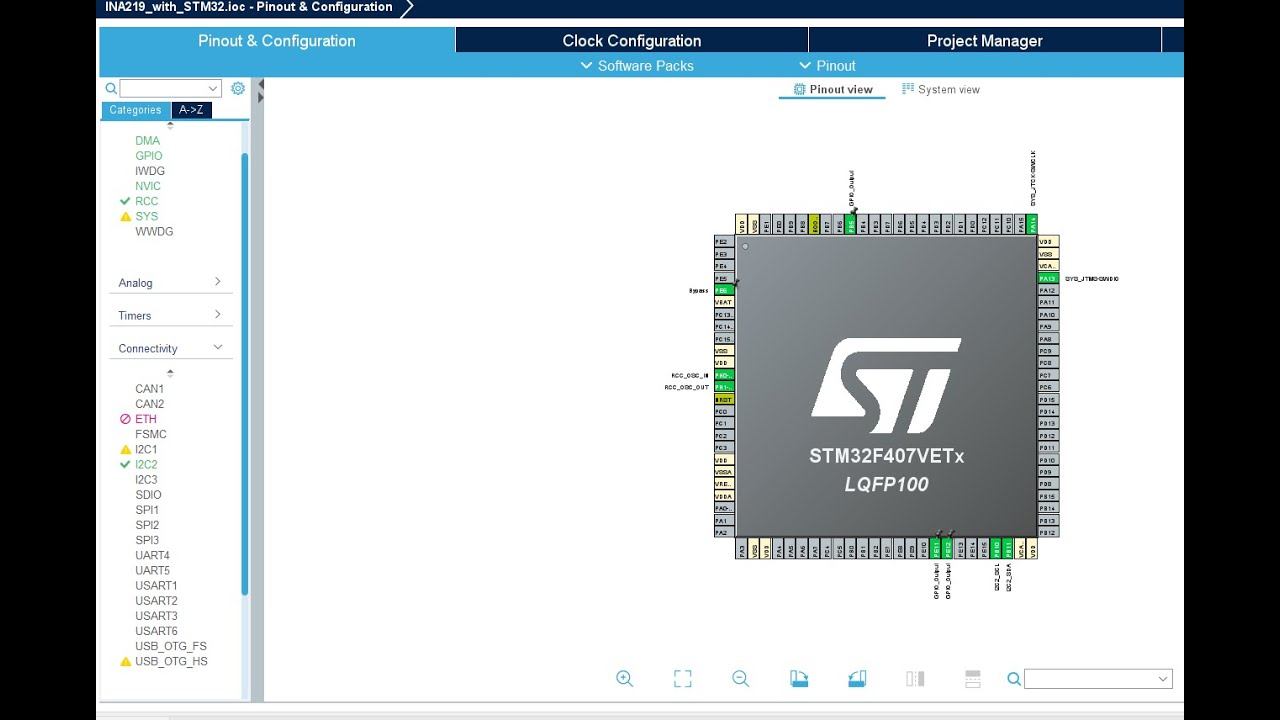 INA219 interfacing with STM32 смотреть онлайн