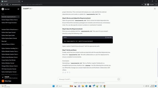 how to generate requirements txt python jupyter notebook смотреть онлайн