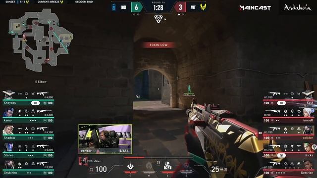 KOI vs Team Vitality | Карта 2 | VALORANT 2024: EMEA Kickoff смотреть онлайн