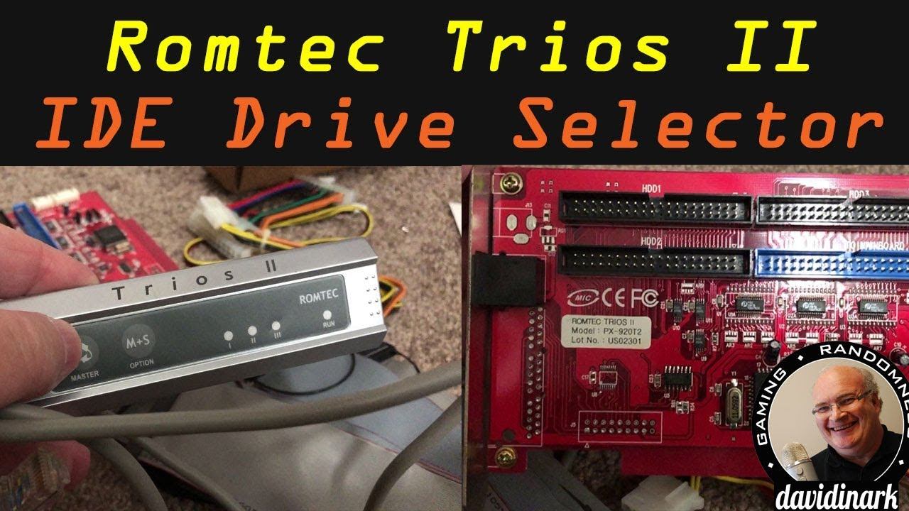 ROMTEC TRIOS II IDE Drive Selector - Multi-Boot Your Old PC! смотреть онлайн