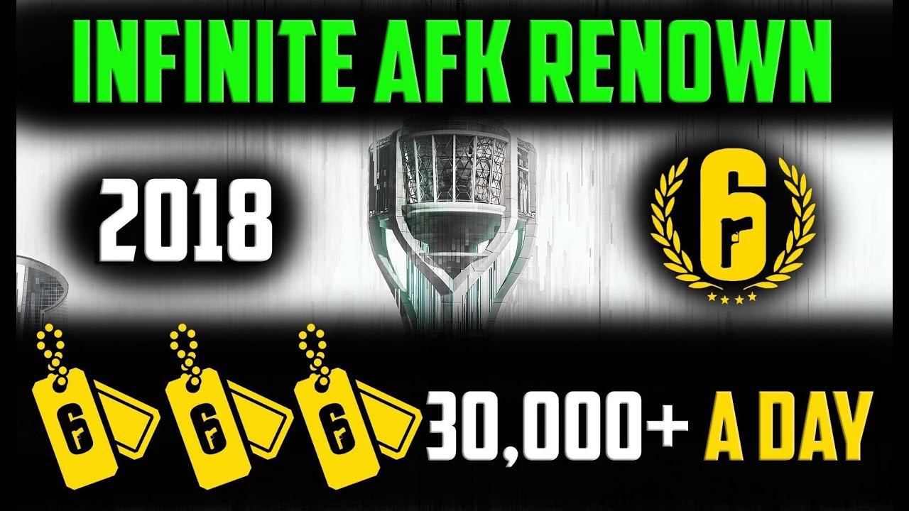 * NEW 2018* New AFK Renown Farming Rainbow Six Siege! смотреть онлайн