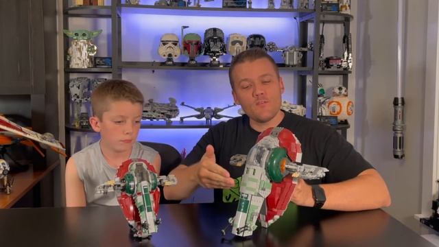 Boba Fett's Starship Review! NEW LEGO Star Wars! Set 75312 смотреть онлайн