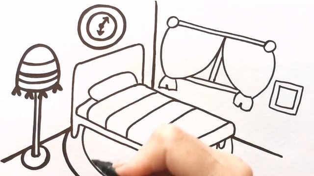 Как нарисовать КОМНАТУ ДЛЯ ДЕТЕЙ / раскраска для детей / Нарисуй Ка смотреть онлайн