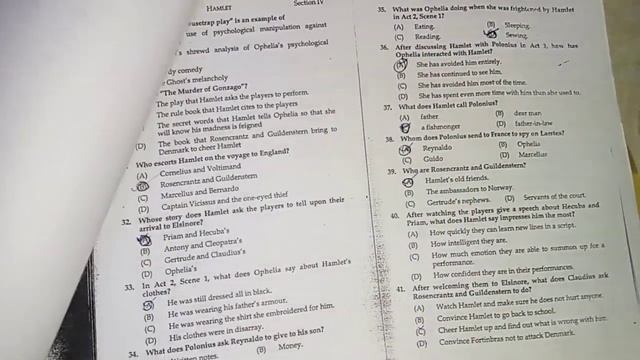 "Hamlet" by William Shakespeare imp MCQs part#1 смотреть онлайн