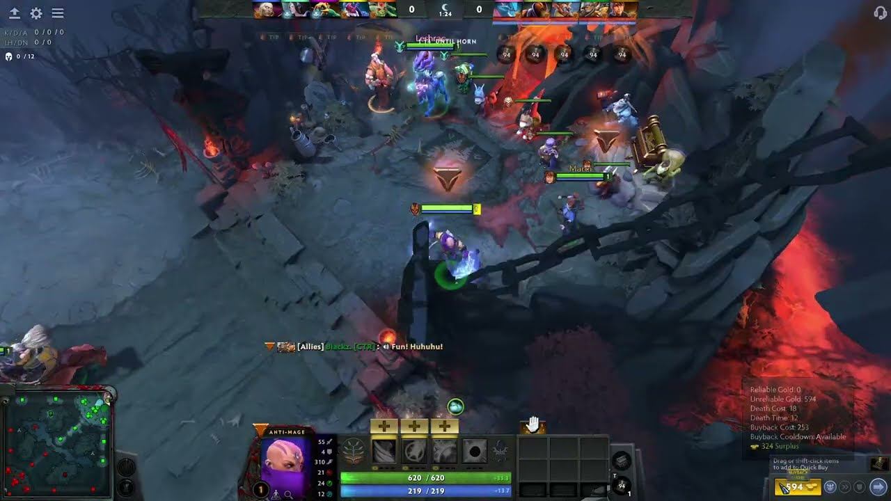 How to farm from Anti-Mage | Dota 2 | E-Sport Game смотреть онлайн