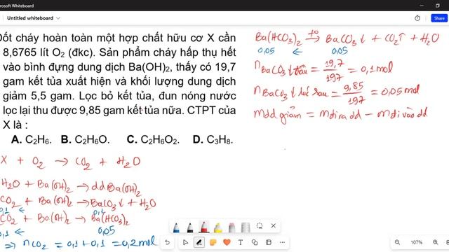 Đốt cháy hoàn toàn một hợp chất hữu cơ X cần 8,6765 lít O2 (đkc). Sản phẩm cháy hấp thụ hết vào bìn смотреть онлайн