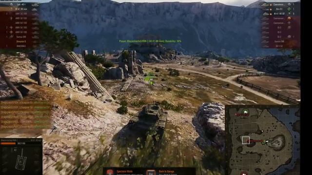 World of Tanks - Clan Wars [UNIX-] - Cliff - [UNIX-] vs [SN0V] смотреть онлайн