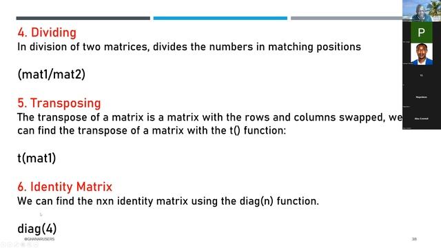Objects in R - Data structures of R - Vectors Matrix Array List | by Paul A Agbodza смотреть онлайн
