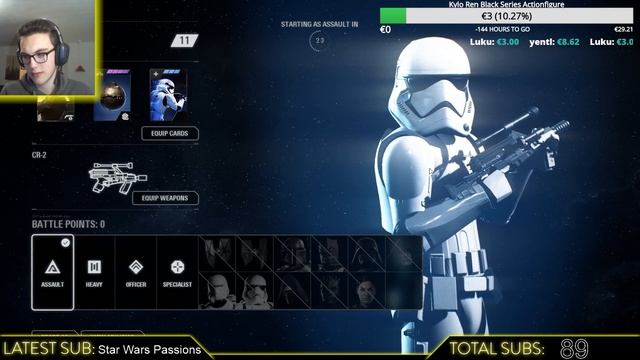 Battlefront 2 LIVE! The Last Jedi DLC Season Missions! - Star Wars Battlefront 2 Live Stream смотреть онлайн