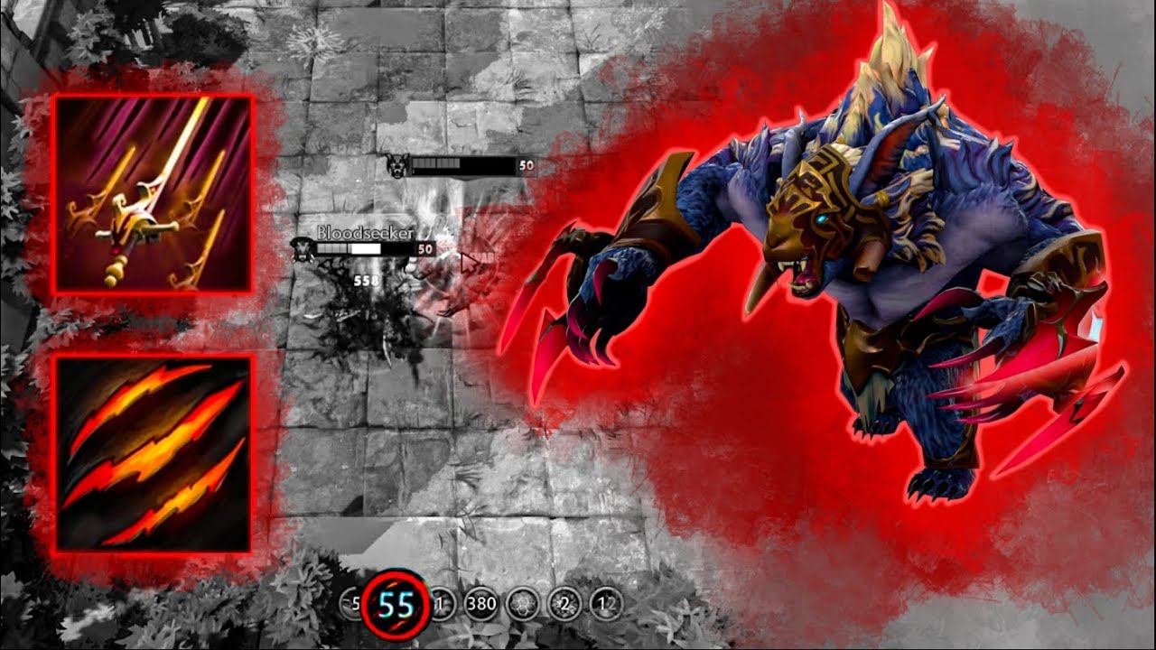 Ursa свирепый медведь идет в бой | Custom Hero Chaos | DOTA 2 смотреть онлайн