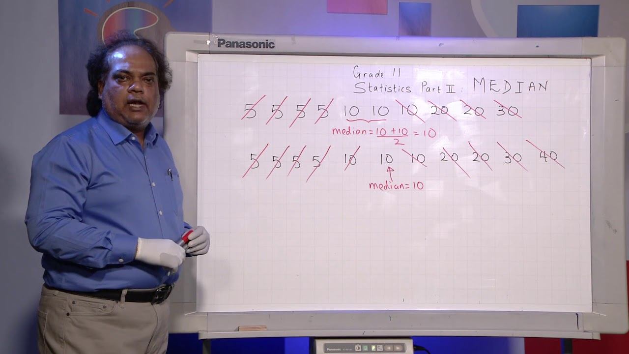 Mathematics G10 11 Statistics Pt 2 Median смотреть онлайн