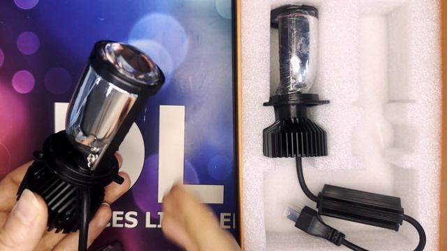 Светодиодные линзованные LED автомобильные лампы H4 Y6 MINI P43T (Y6D Pro MAX) 40W 12-24V 5500K смотреть онлайн