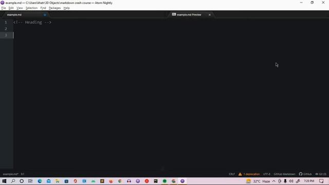 HEADINGS [MARKDOWN] crash course with [GitHub] flavored markdown| DevelopersOnline смотреть онлайн