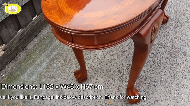 🎀 BEAUTIFUL OVAL CONSOLE TABLE - H20.15 смотреть онлайн