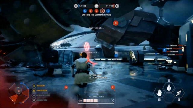 Obi-Wan Kenobi 108 Killstreak - Star Wars Battlefront 2 Capital Supremacy Gameplay смотреть онлайн