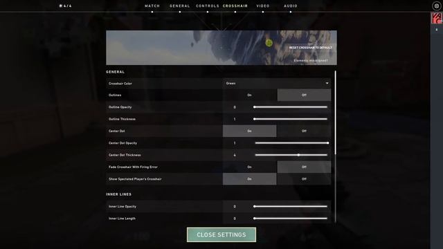 How To Enable Crosshair Center Dot Valorant