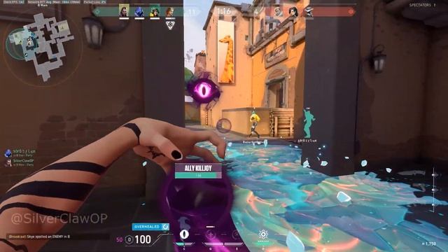 SilverClawOP Reyna Ultimate Ace - Best Reyna Plays | Valorant #valorant смотреть онлайн