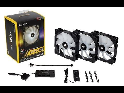 Corsair SP Series, SP120 RGB LED, 120mm 3lü paket смотреть онлайн