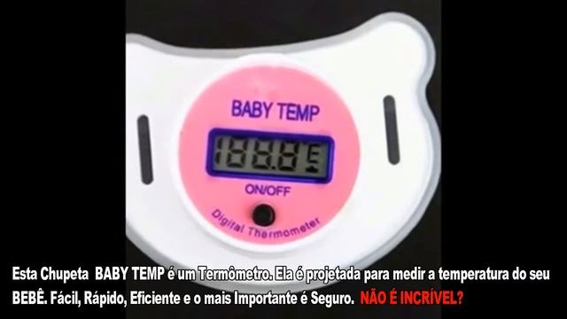 Chupeta Termômetro Digital Infantil BABY TEMP. смотреть онлайн